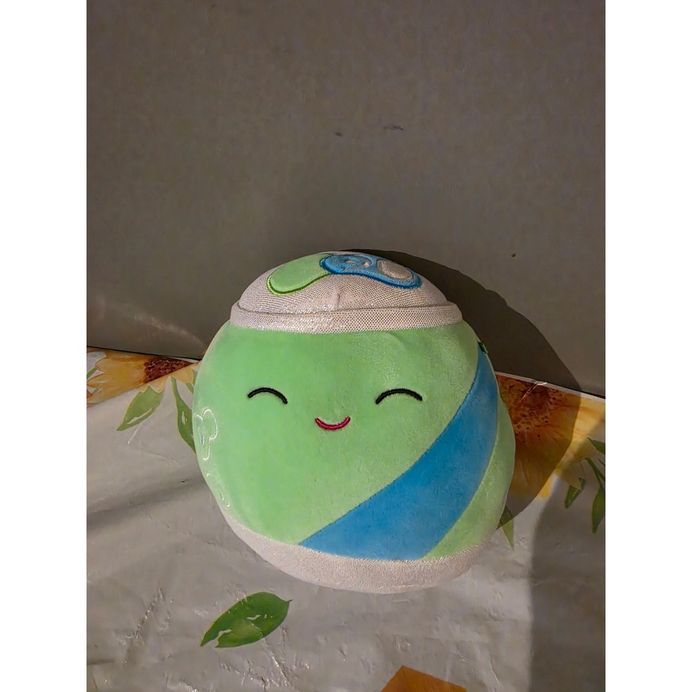 Squishmallows Kellytoy Green Soda Can Plush Toy Soft Collectible Plushie